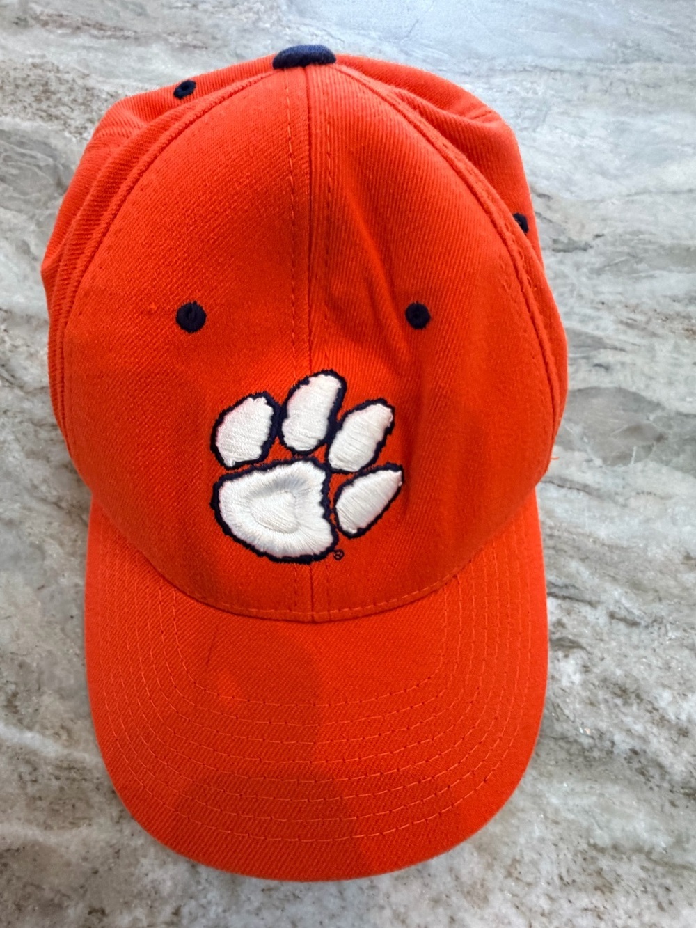 Zephyr Clemson Tigers Orange Adjustable Hat NCAA Embroidered Paw Cap